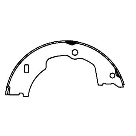 Centric Parts Centric Brake Shoes, 111.08470 111.08470